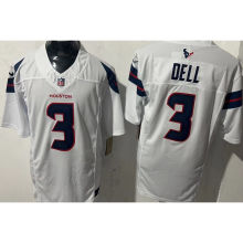 DELL #3 Men's Houston Texans NFL Jersey 德州人    (3代）