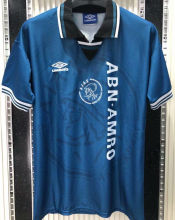 1995/96 AJ Away Blue Retro Soccer Jersey