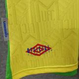 1992/94 M Utd Yellow And Green Retro Soccer Jersey