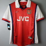 ANELKA #9 ARS Home Retro Jersey 1998/99 (Have Patch 带 1997-1998 金双臂章 FA Premier League Font 英超字体 )