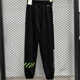 2024/25 Nk~ Black Pure Cotton Sports Trousers Zipper style