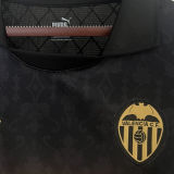 2024/25 Valencia Away Black Fans Soccer Jersey