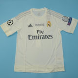 2015/16 RM White Away Grey  Retro Soccer Jersey