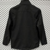 2026/27 Jordan Flight Black Outdoor Jacket # 立领RK907 不带帽