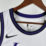 2025 Lakers JAMES JR. #9 White City Edition NBA Jerseys 热压