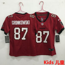 GRONKOWSKI #87 Tampa Bay Buccaneers Kids NFL Jersey 海盗队