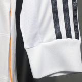 2013/14 RM White Home Retro Player Version Long Sleeve Soccer Jersey  球员版