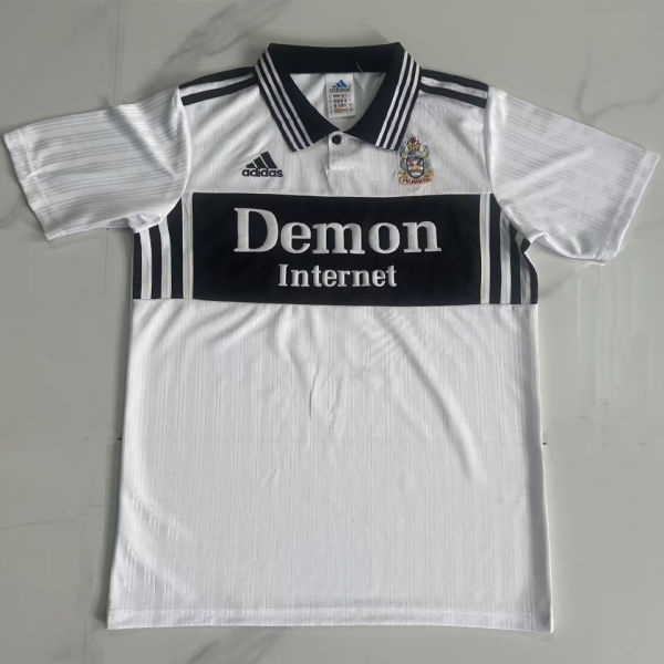 1998/1999 Fulham Home White Retro Soccer Jersey