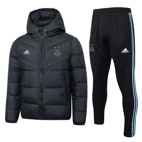 2024 Argentina Black Cotton Jacket （A Set）