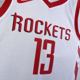 Rockets HARDEN #13 White Home NBA Jerseys