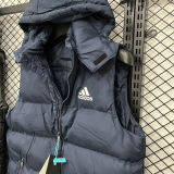 2026/27 AD Royal Blue Cotton Vest Jacket J5501 宝蓝色带帽