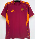 DYBALA #21 Roma 1:1 Quality Home Red Fans Soccer Jersey 2025/26 ★★