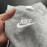 2024/25 Nk~ Grey Pure Cotton Sports Trousers Zipper style