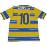 1998-1999 Parma Home Yellow Retro Soccer Jersey
