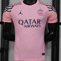 2025/26 PSG Third Pink Player Version Soccer Jersey