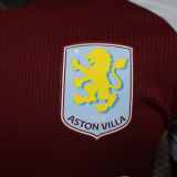 2024/25 Aston Villa Home Player Version Soccer Jersey