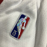 2022 76ers White 75 years NBA Pants