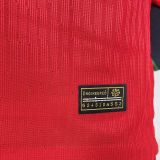 2024/25 Portugal Home Red Player Version Long Sleeve Jersey