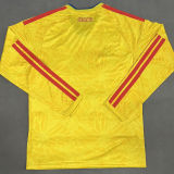 2026/27 Colombia Home Yellow Fans Long Sleeve Soccer Jersey