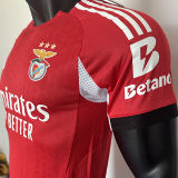 2025/26 Benfica Home Red Player Version Soccer Jersey