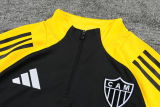 2025/26 AT Mineiro Black Kids Sweater Tracksuit
