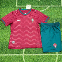 2026/27 Portugal Home Red Kids Soccer Jersey