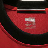 2010 M Utd Home Red Long Sleeve Retro Soccer Jersey