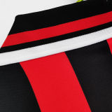 1994/96 Man City Away Red Black Retro Soccer Jersey