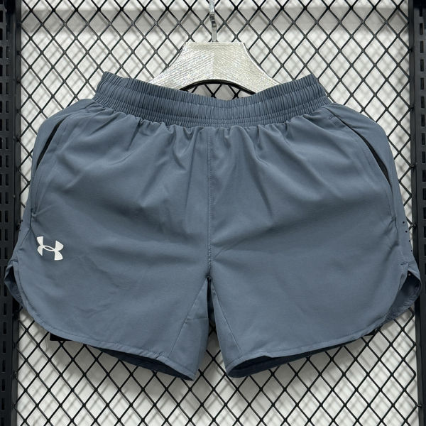 2025/26 UA Casual Double Layer Short Pants   D2501 蓝色双层短裤