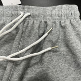 2024/25 Nk~ Grey Pure Cotton Sports Trousers Zipper style