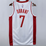 Rockets DURANT #7 White NBA Jersey