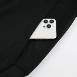 2025 Nk~ Black Zipper Jacket Tracksuit