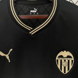 2024 Valencia Special Edition Black Fans Soccer Jersey