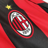 1998/99 AC Milan Home Retro Soccer Jersey