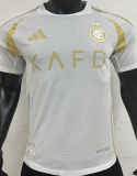 2024/25  Al Nassr Third White Player Version Soccer Jersey