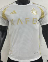 2024/25  Al Nassr Third White Player Version Soccer Jersey