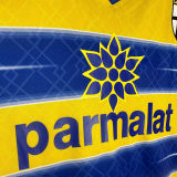 1998/99 Parma Home Yellow Retro  Long Sleeve Soccer Jersey