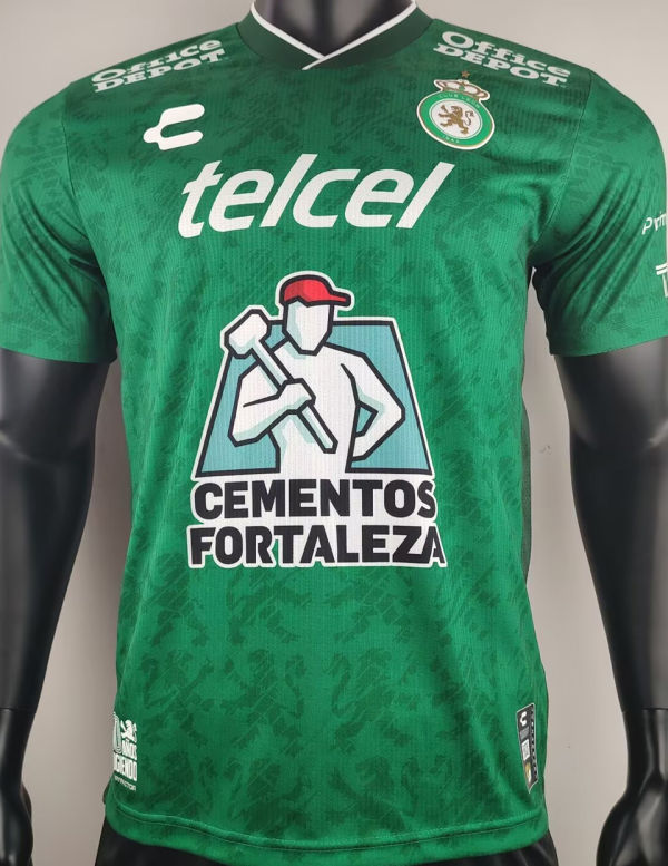 2024/25 Leon Home Green Player Version Soccer Jersey 莱昂