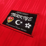 1990 Turke Red Retro Retro Jersey