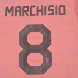 2011/12 JUV Away Pink Retro Long Sleeve Soccer Jersey