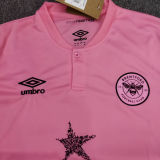 2024/25 Brentford Third Pink Fans Soccer Jersey