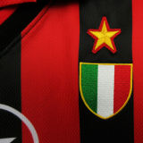 1996/1997 AC Milan Home Retro Soccer Jersey