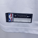 Lakers BRYANT #24 White Kids NBA Jersey 热压