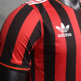 2025 AC Home Retro Style Player Version Soccer Jersey