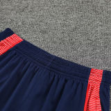 2025 M Utd Sapphire Blue Vest Training Jersey(A Set)
