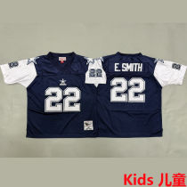 E. SMITH #22 Dallas Cowboys Retro Kids NFL Jersey 牛仔
