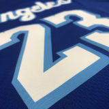 2021 LA Lakers James #23 Blue NBA Jerseys Hot Pressed