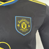 2025/26 M Utd Third Player Version Long Sleeve Soccer Jersey