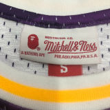 1993 Lakers BAPE×M&N #93 Purple NBA Jerseys