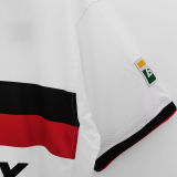 2001 Flamengo Away White Retro Soccer Jersey